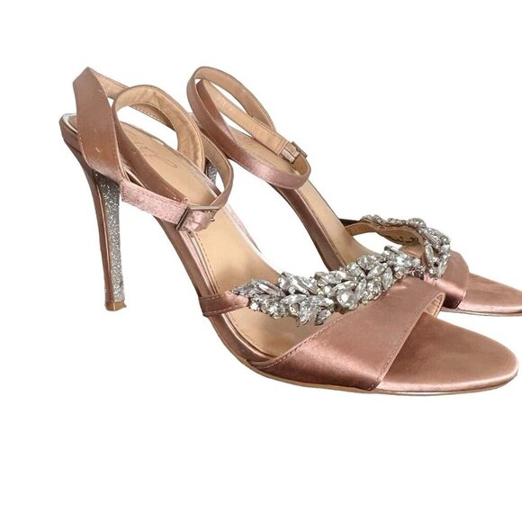 Jewel by Badgley Mischka Women's Merida Heeled Sandal Rose Size 8 M - Picture 11 of 13